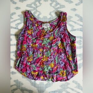 Studio Pink and Purple Sleeveless Tank Top